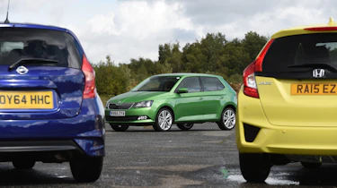 Jazz vs Note vs Fabia head to head
