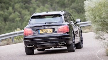 Bentley Bentayga prototype first drive - rear cornering