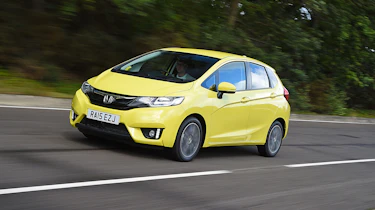 Honda Jazz yellow front tracking