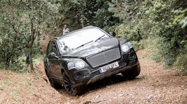 Bentley Bentayga prototype first drive - hill