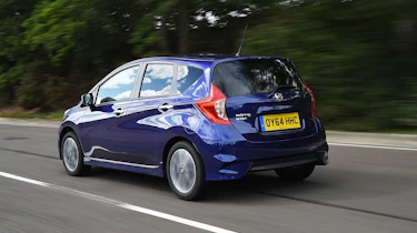 Nissan Note blue rear tracking