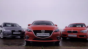 Mazda 3 vs Audi A3 Sportback & BMW 1 Series