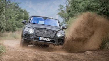 Bentley Bentayga prototype first drive - splash