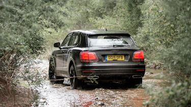 Bentley Bentayga prototype first drive - rear water