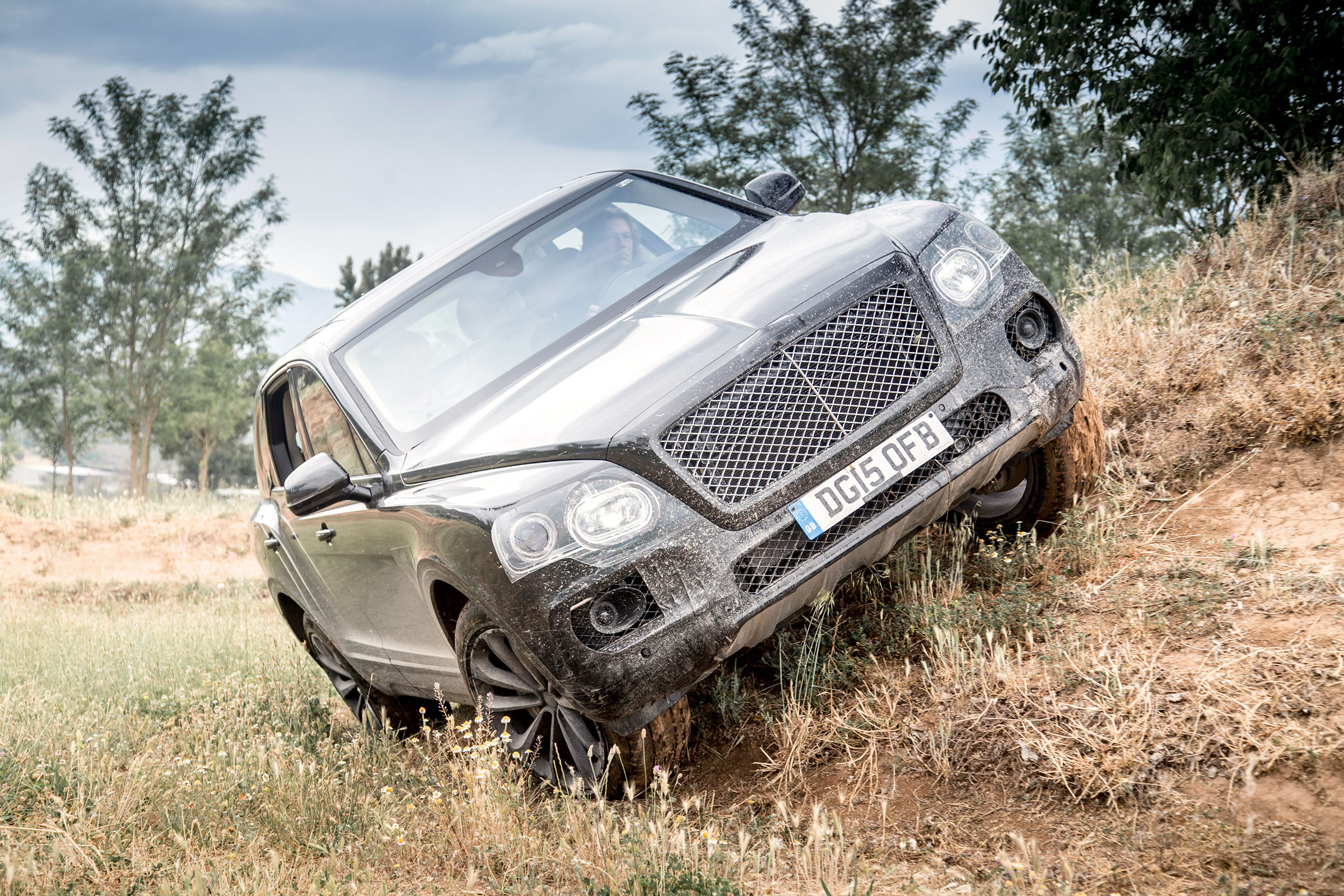 Bentley Bentayga prototype first drive - off road