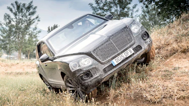 Bentley Bentayga prototype first drive - off road