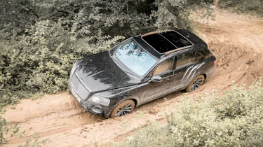 Bentley Bentayga prototype first drive - birdseye