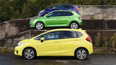 Jazz vs Note vs Fabia sizes