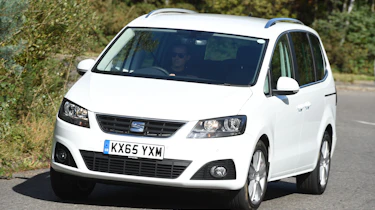 white SEAT Alhambra 2.0 TDI SE Ecomotive