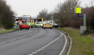 Speed camera accident