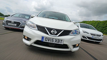 Nissan Pulsar vs Hyundai i30 & Peugeot 308