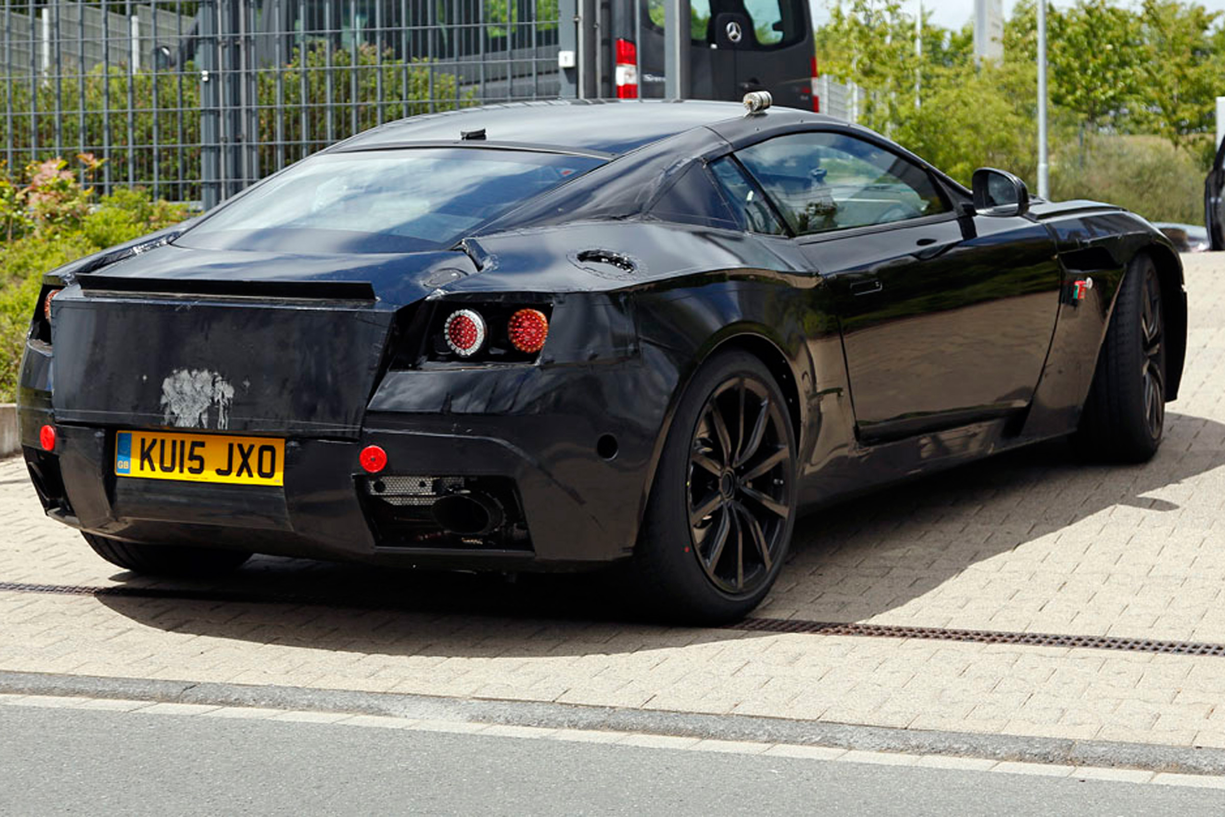 Aston Martin DB11 prototype rear quater