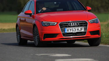 Audi A3 Saloon front cornering
