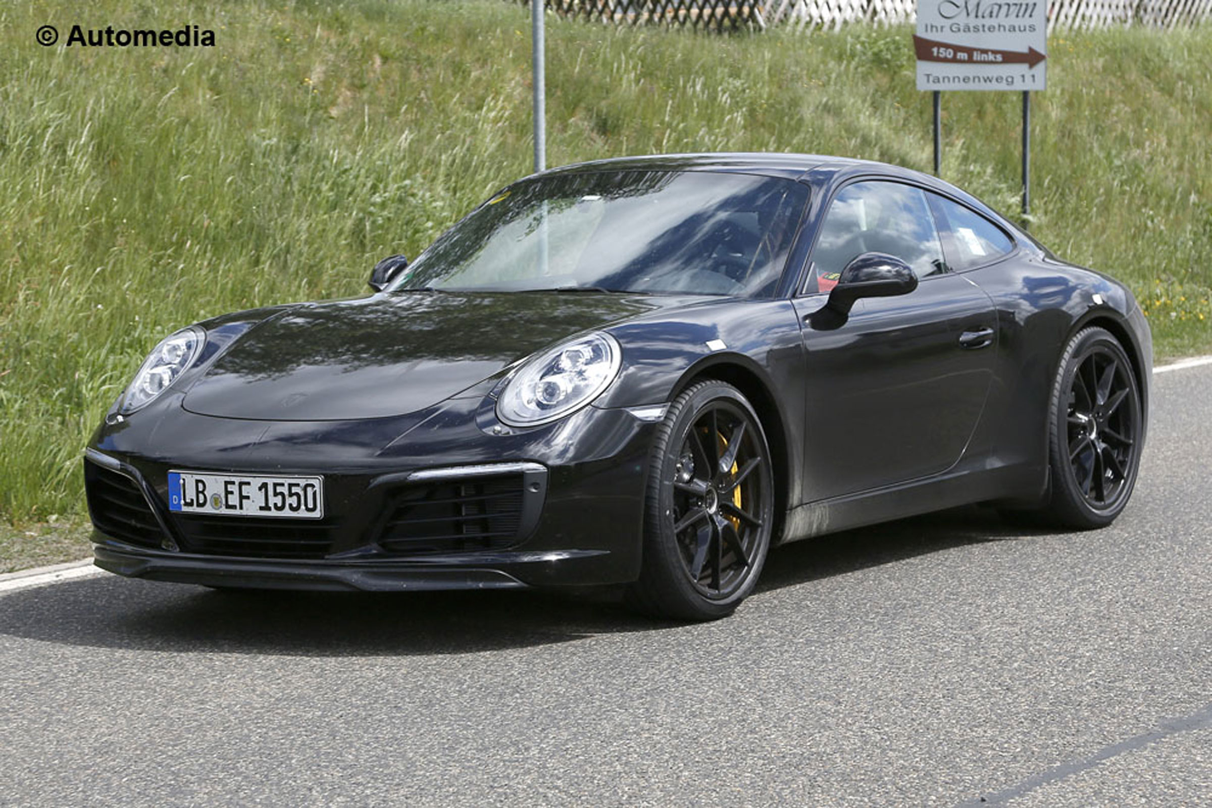 Porsche 911 facelift front