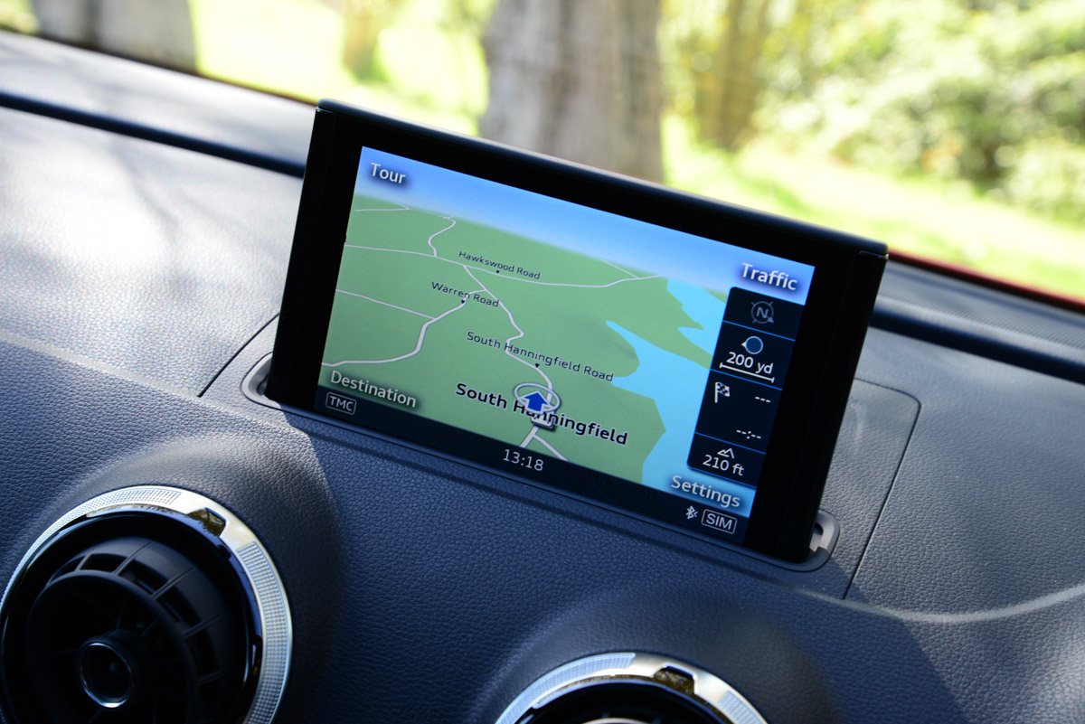 Audi A3 Saloon interior detail