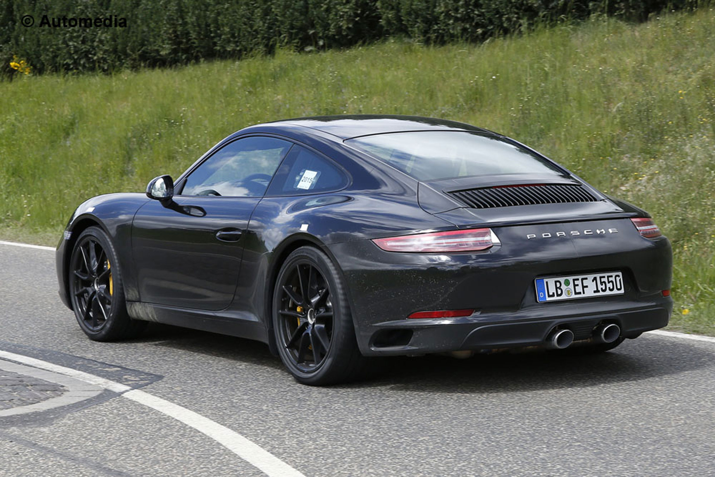 Porsche 911 facelift rear