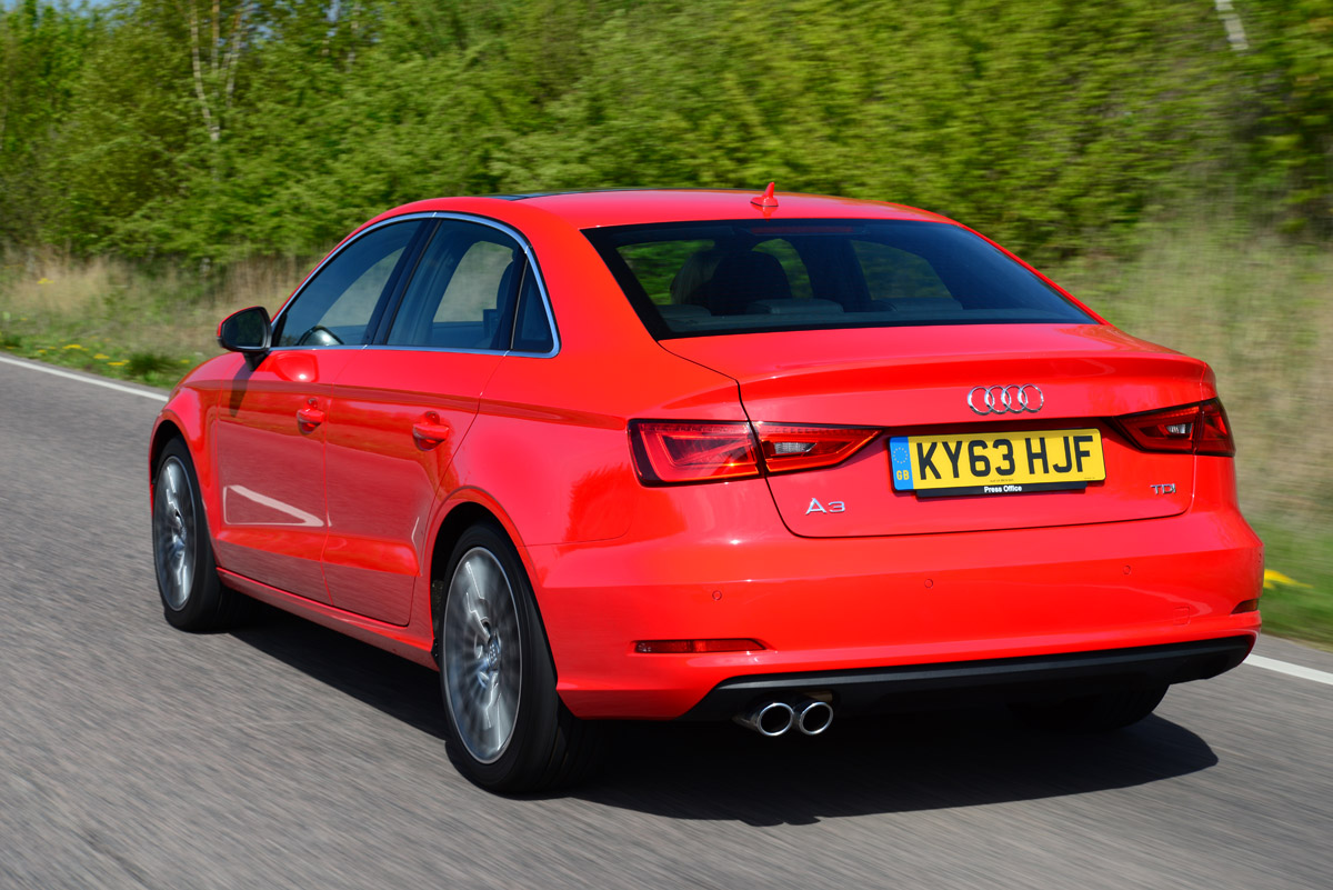 Audi A3 Saloon rear action