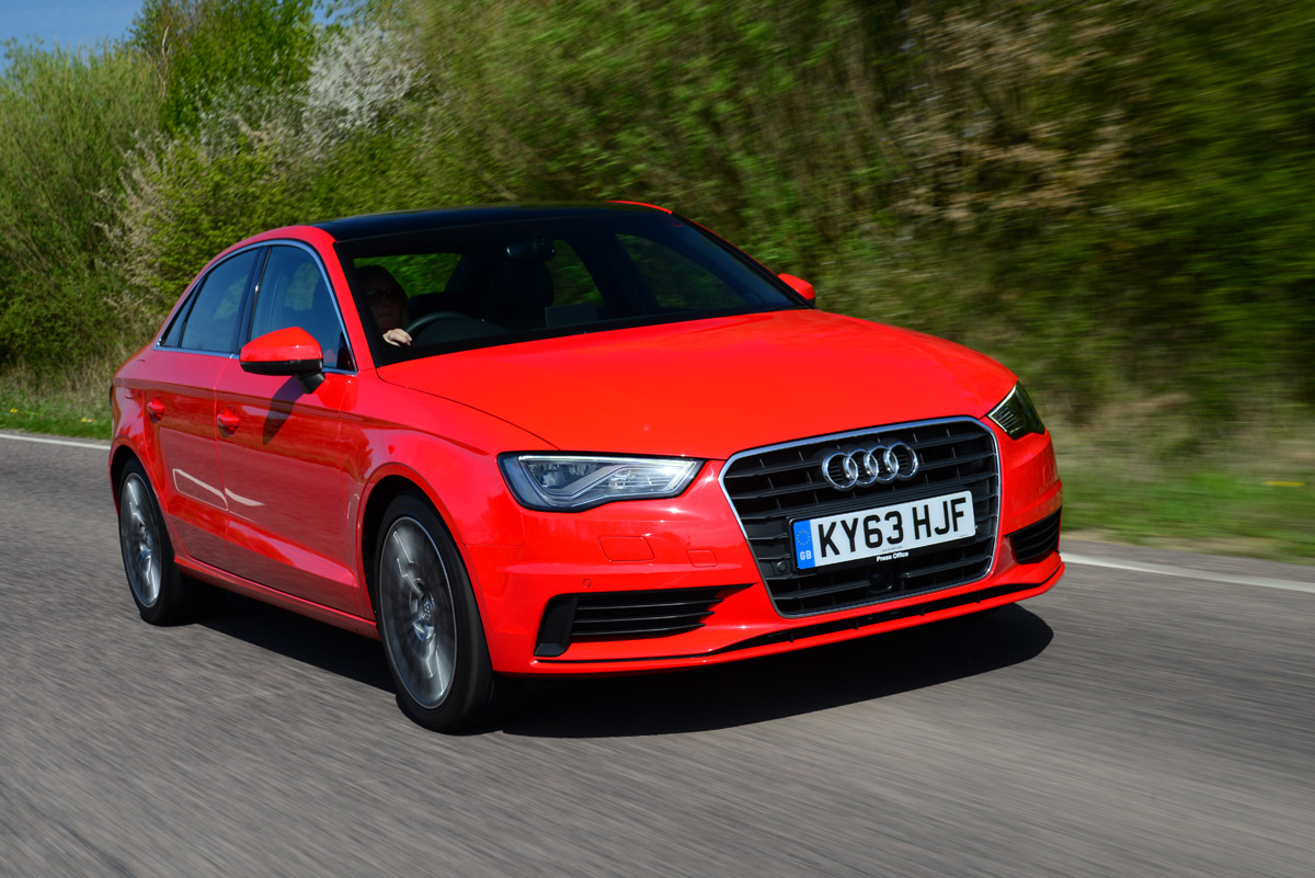 Audi A3 Saloon front action