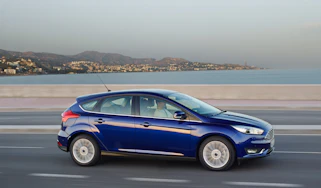 New Ford Focus 2014 side blue