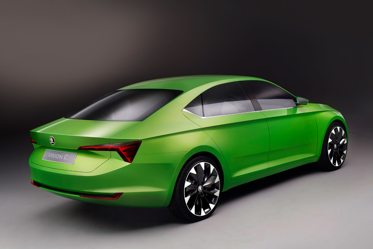 Skoda VisionC concept back