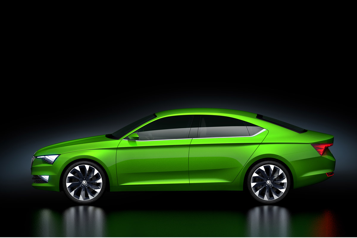 Skoda VisionC concept side