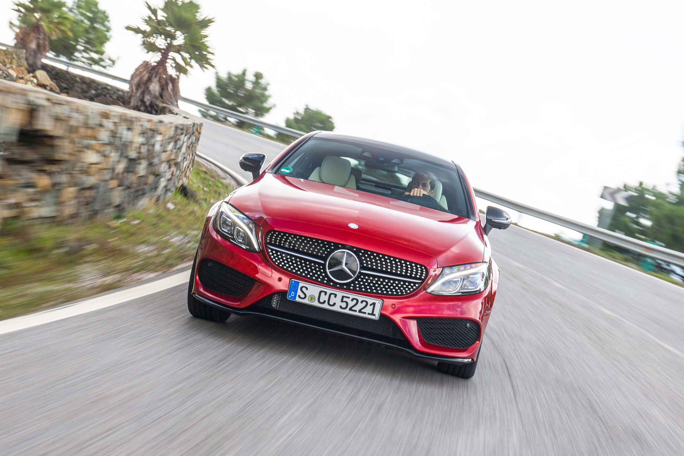 Mercedes C-Class Coupe front end