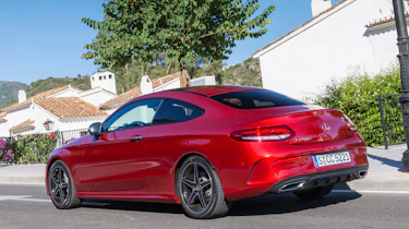 Mercedes C-Class Coupe rear quarter