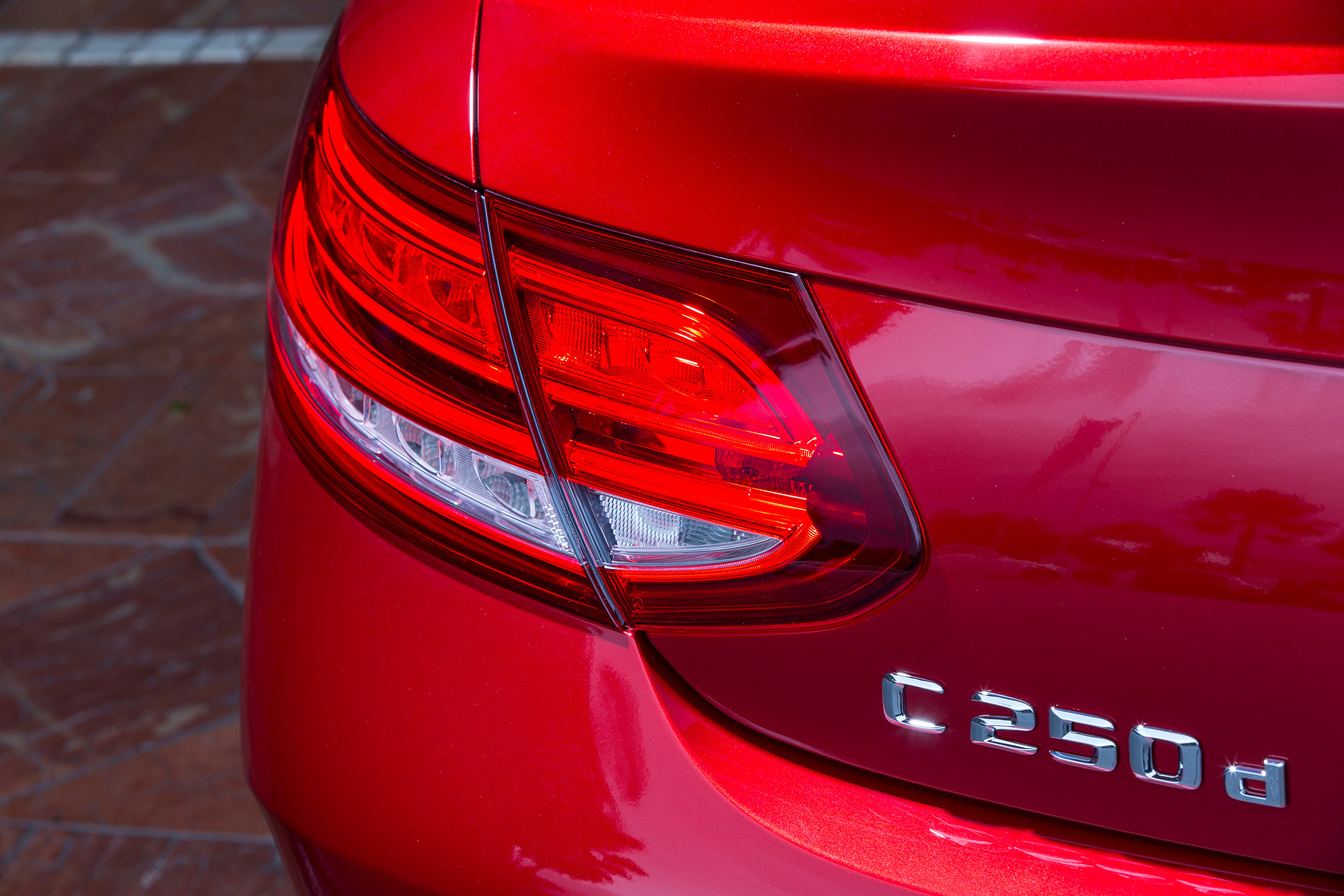 Mercedes C-Class Coupe rear light