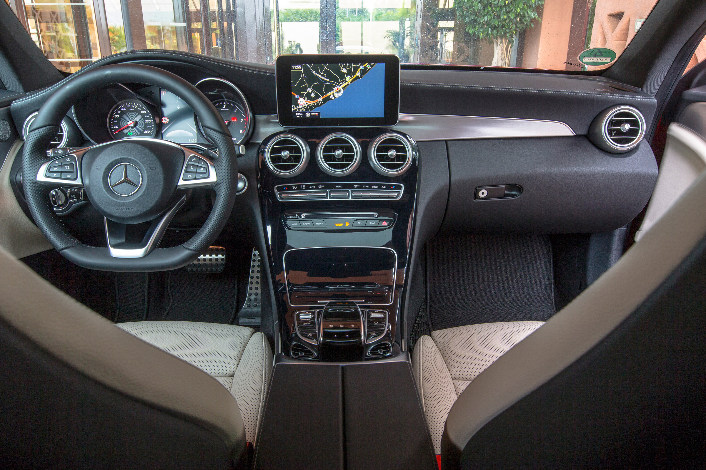 Mercedes C-Class Coupe dashboard