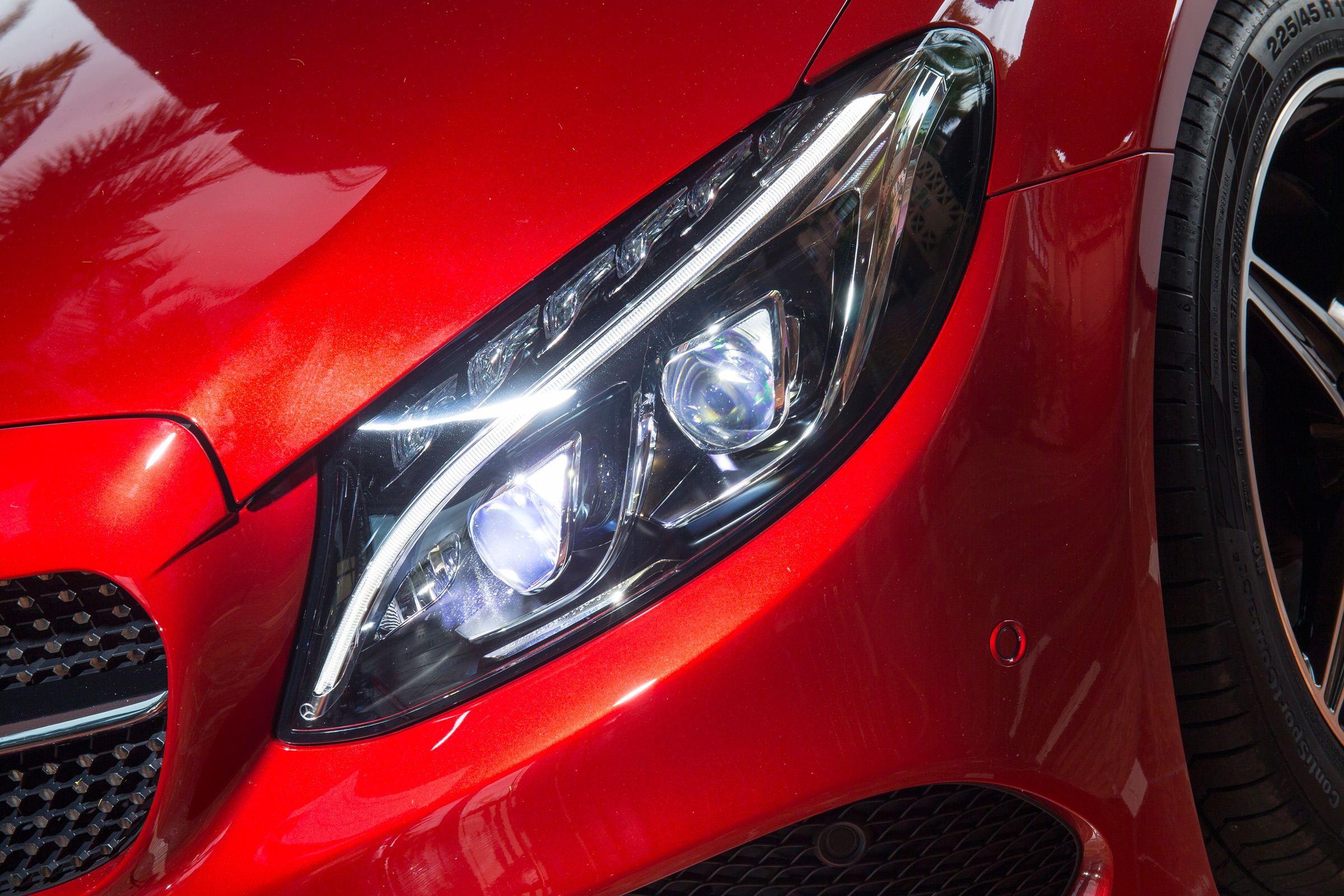 Mercedes C-Class Coupe headlight