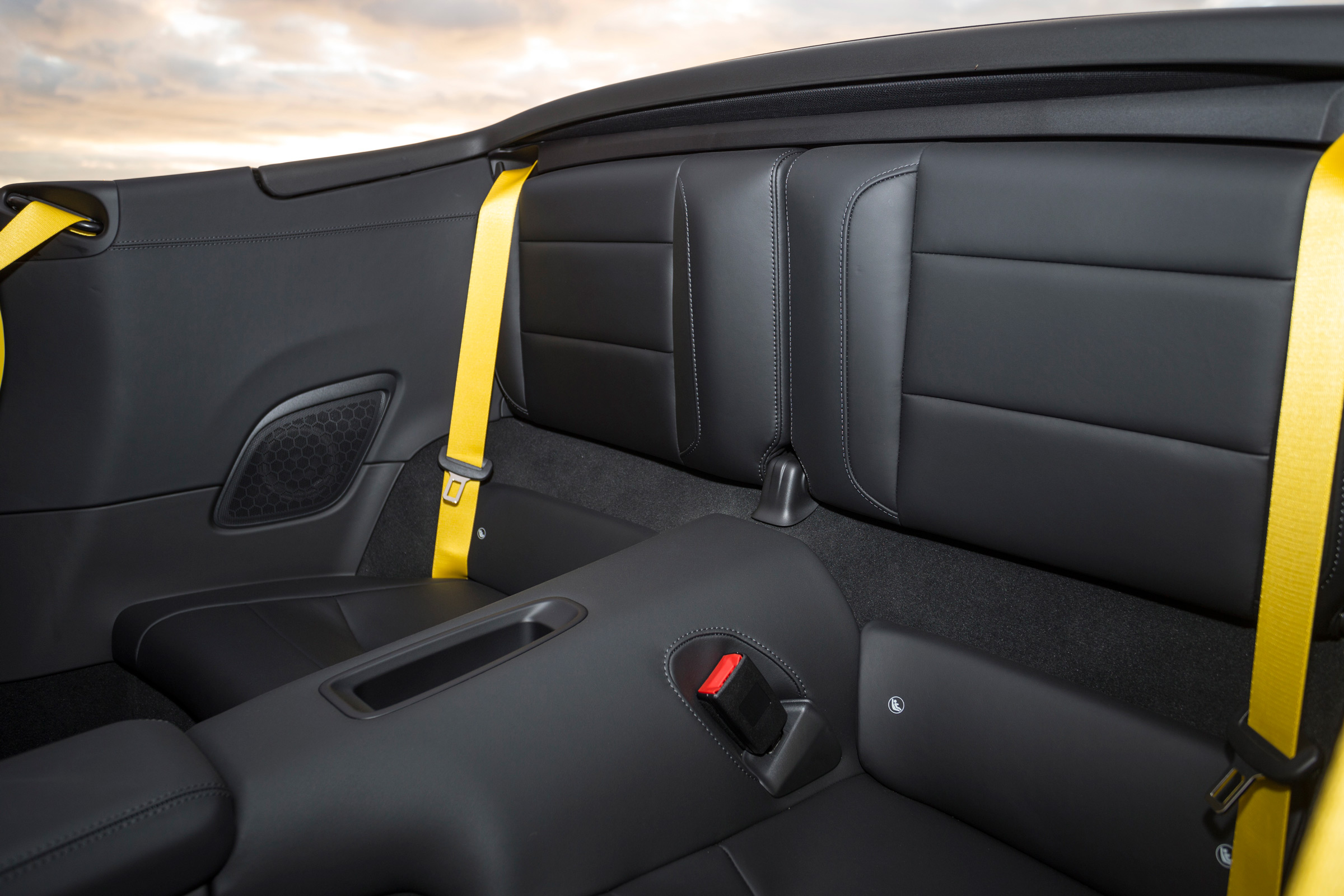 Porsche 911 Carrera S Cabriolet rear seats