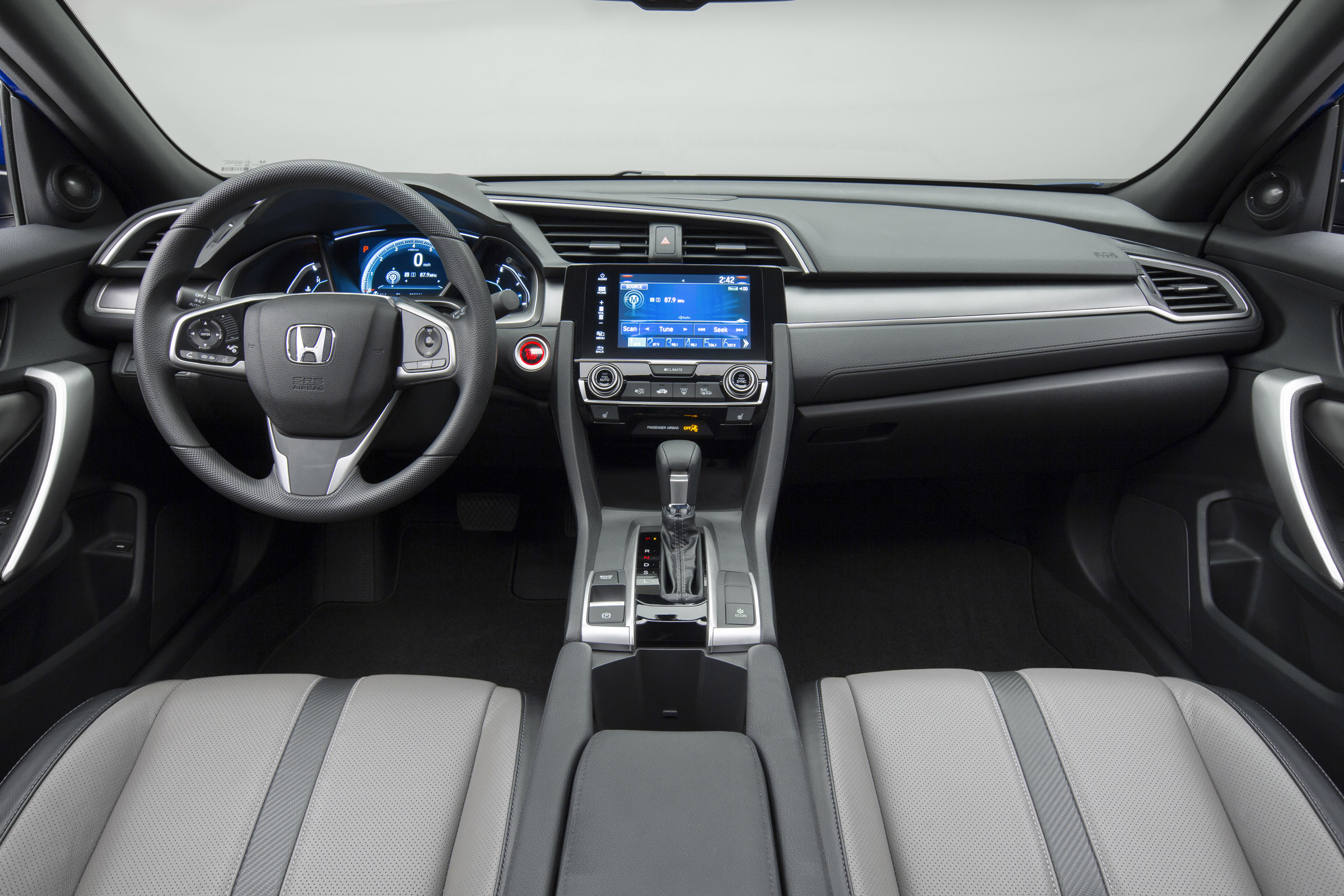 Honda Civic Coupe revealed - dash