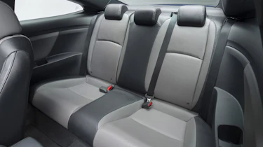 Honda Civic Coupe revealed - rear seats