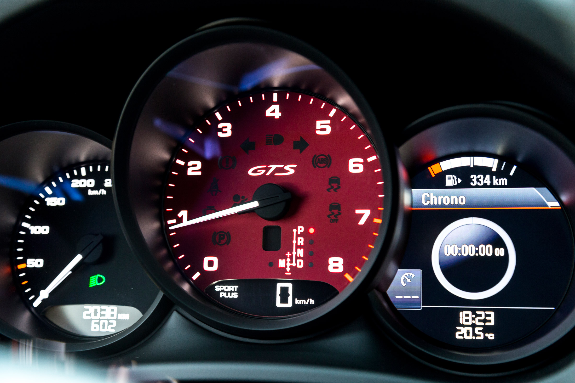 Porsche Macan GTS dials