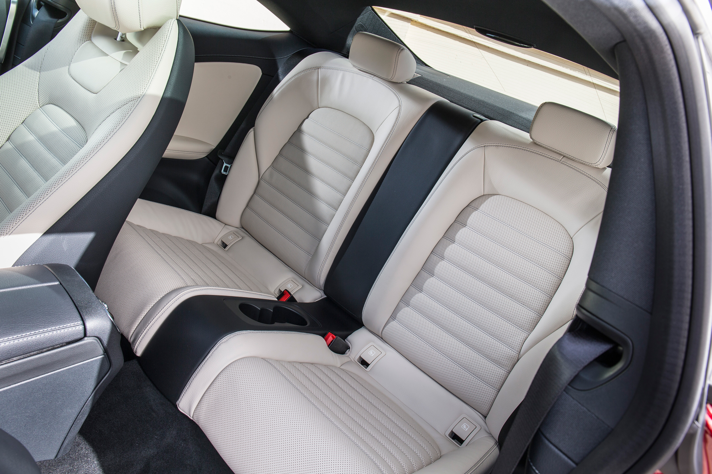 Mercedes C-Class Coupe rear seats