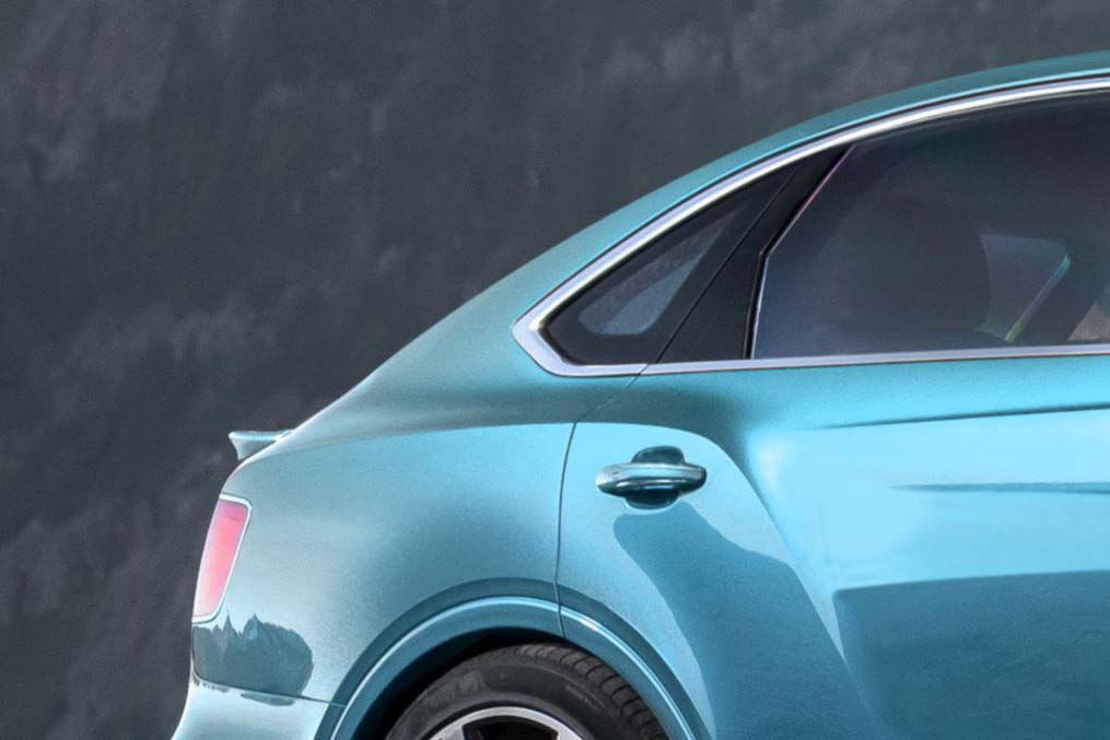 Bentley Bentayga coupe SUV - rendering - rear