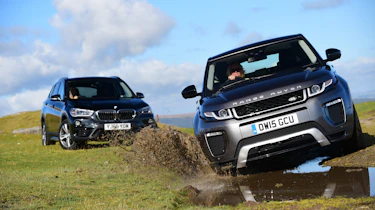 BMW X1 v Range Rover Evoque off road