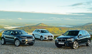 BMW X1 vs Range Rover Evoque vs Audi Q3