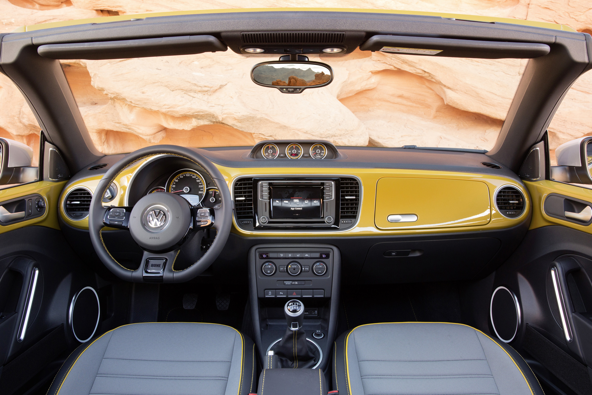 VW Beetle Dune interior