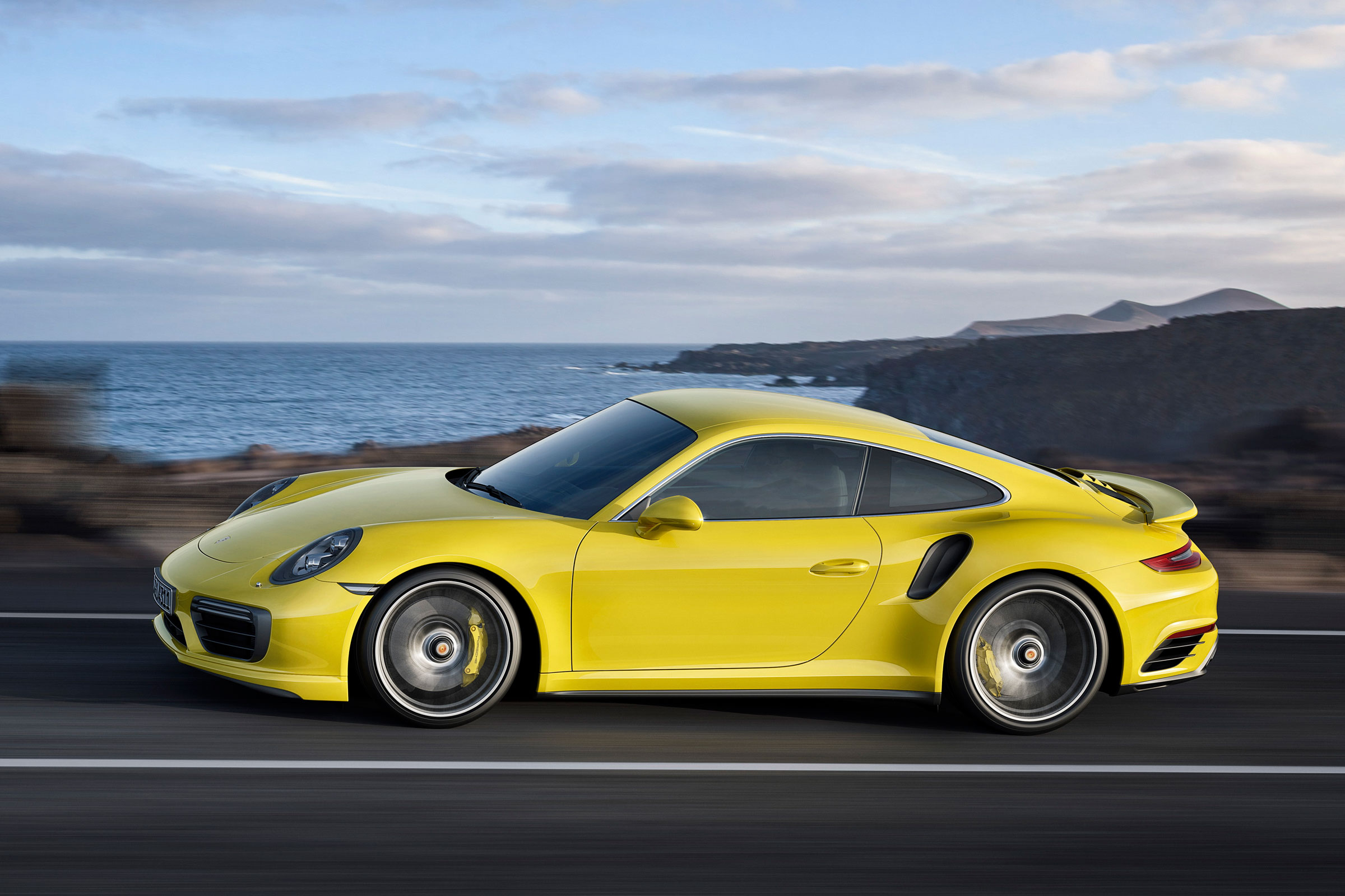 New 2016 Porsche 911 Turbo S side