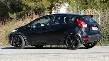 Ford Fiesta 2017 mule spied rear