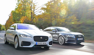 Jaguar XF vs Audi A6 road test