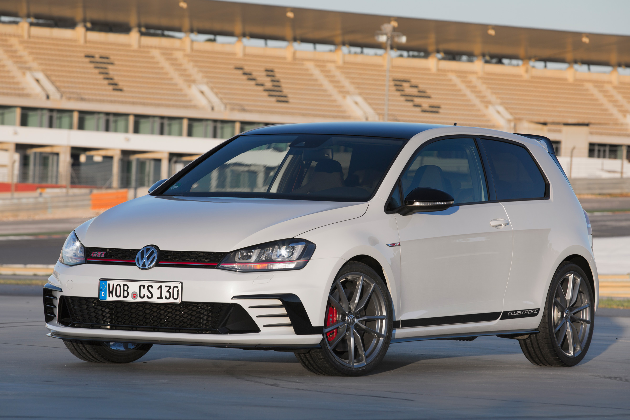 New Volkswagen Golf GTI Clubsport front quarter