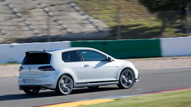 New Volkswagen Golf GTI Clubsport rear cornering