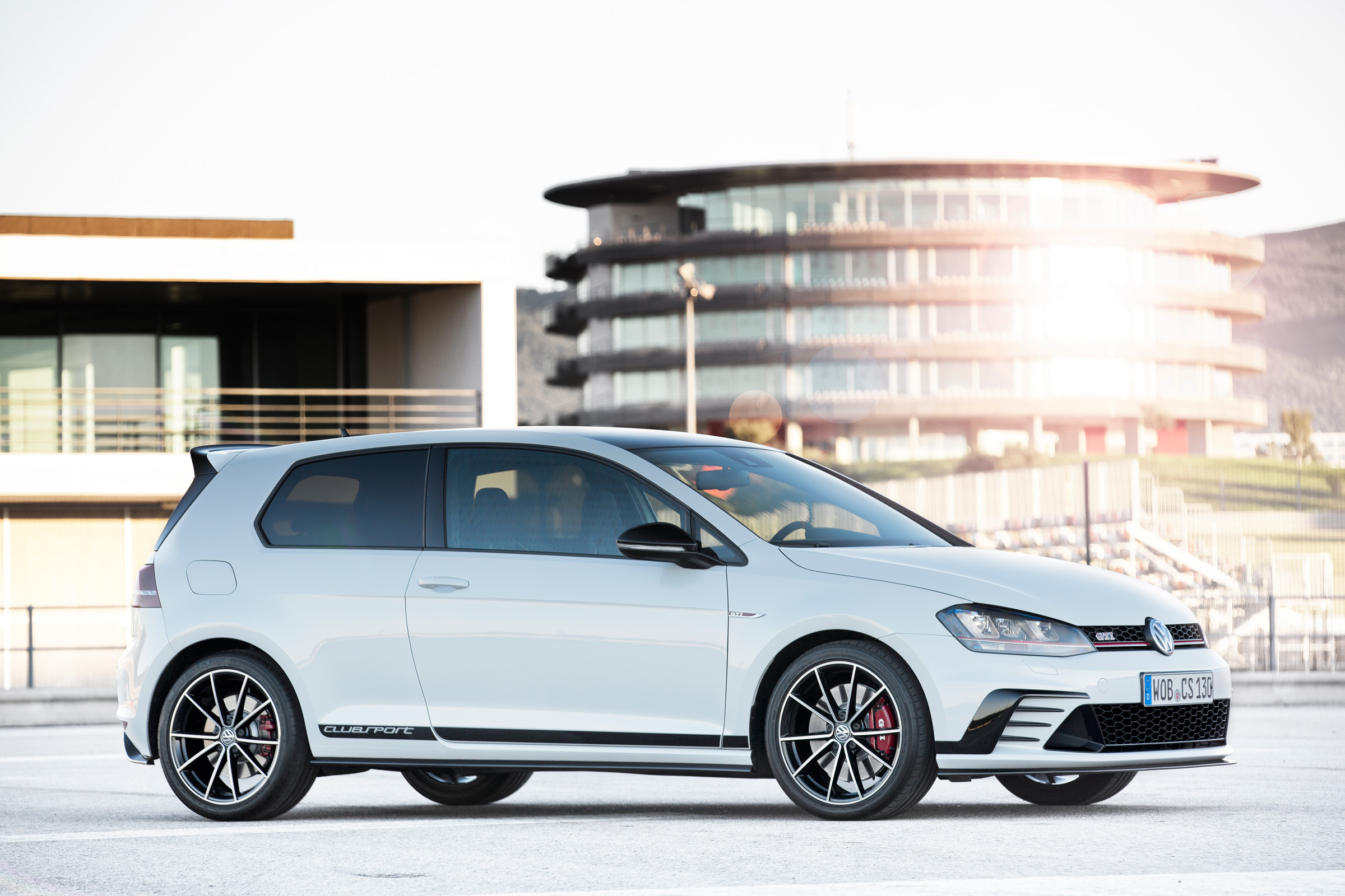 New Volkswagen Golf GTI Clubsport front quarter