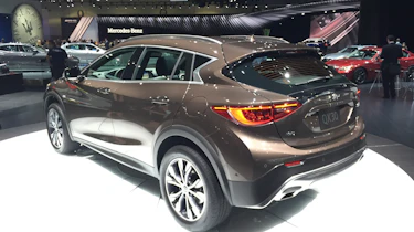 Infiniti QX30 SUV LA Show rear quarter 2