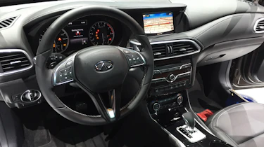 Infiniti QX30 SUV LA Show dashboard
