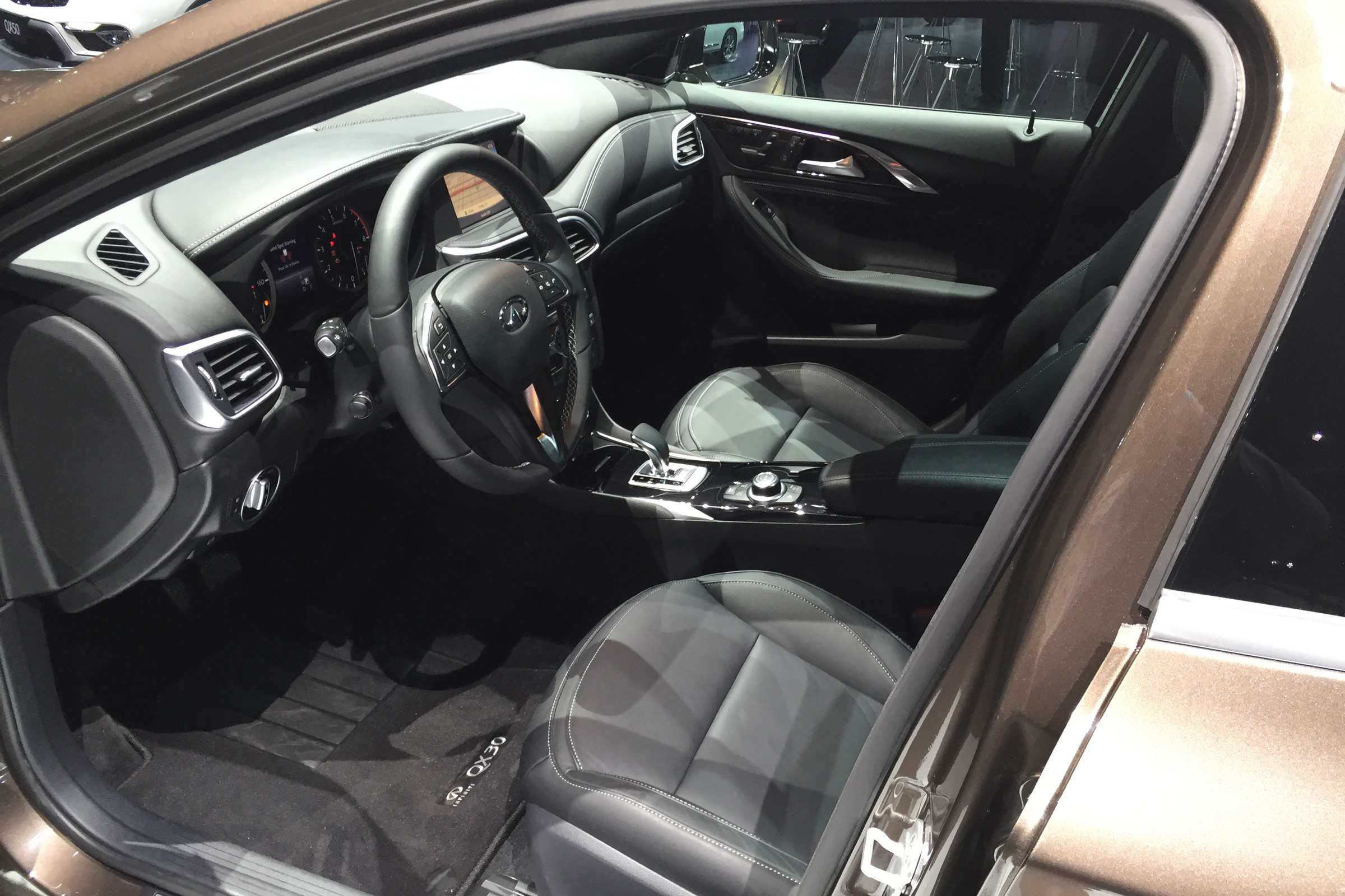 Infiniti QX30 SUV LA Show interior