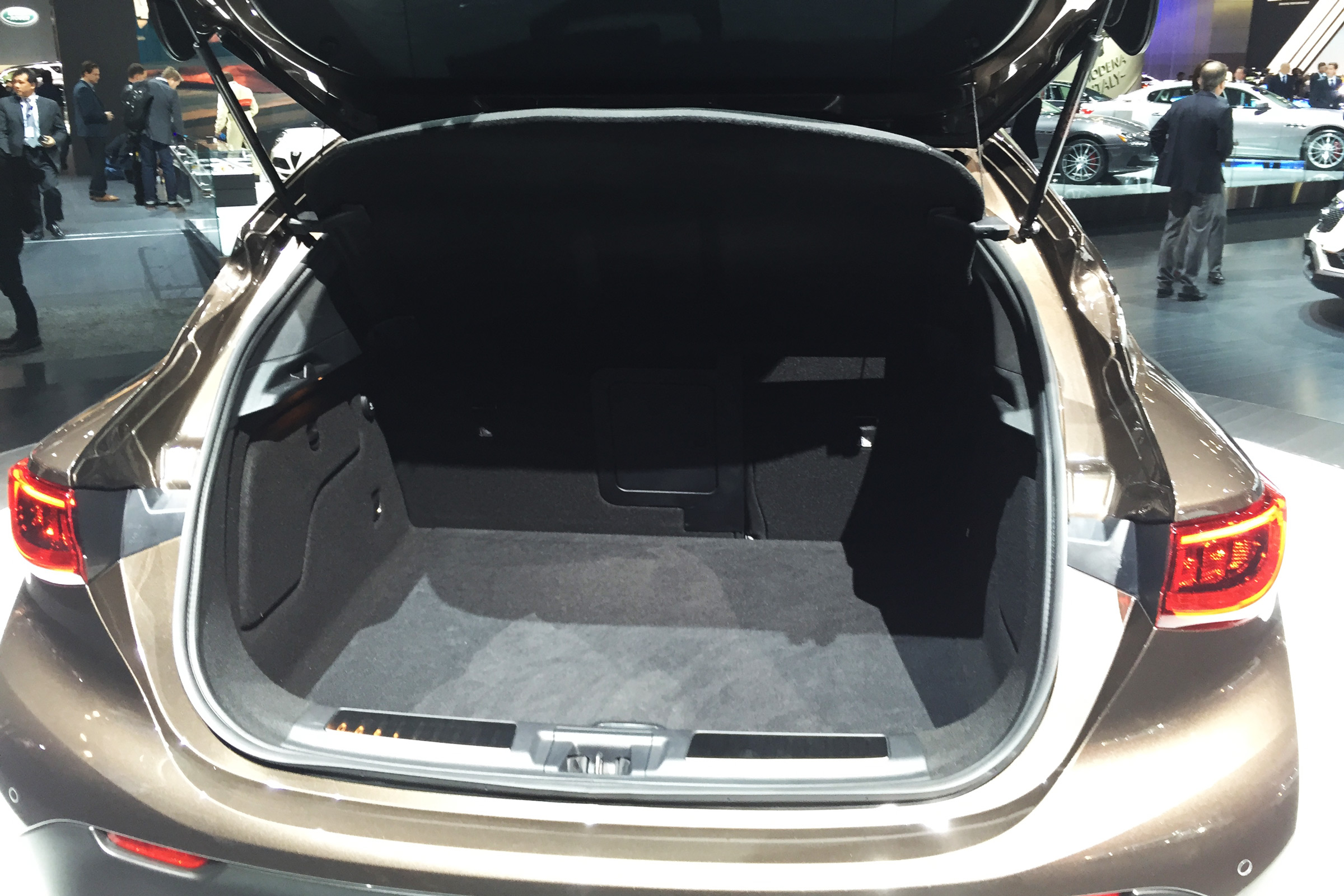 Infiniti QX30 SUV LA Show boot