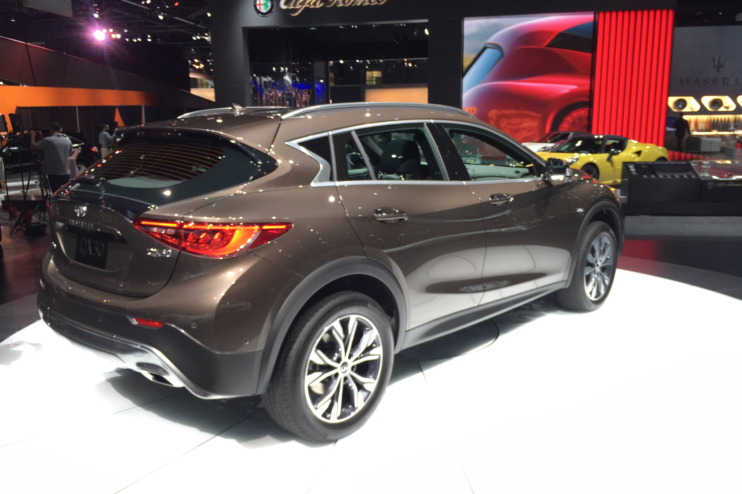 Infiniti QX30 SUV LA Show rear quarter
